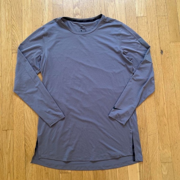 Nike Other - Nike Dri-Fit long sleeve gray shirt, Men's Large